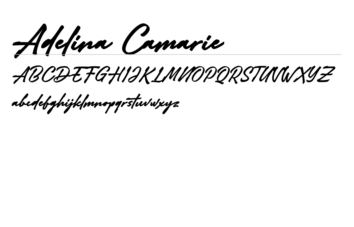 Adelina Camarie Font preview
