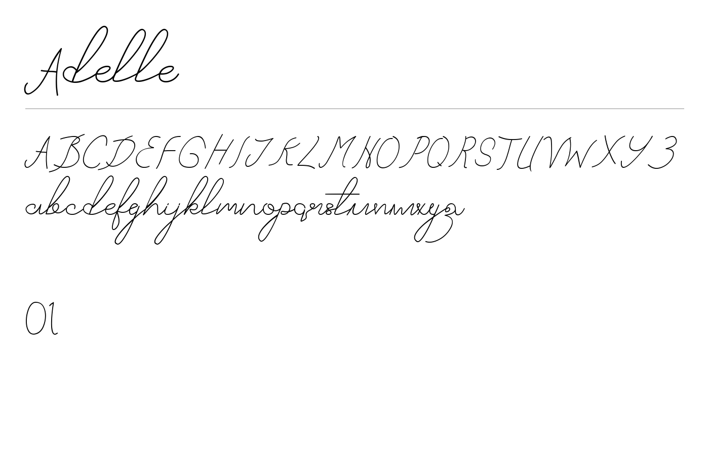 Adelle Font preview