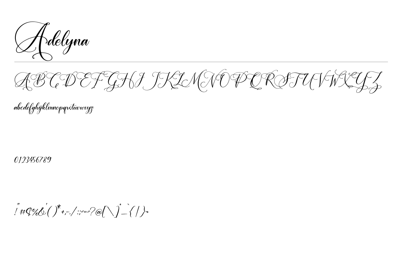 Adelyna Font preview