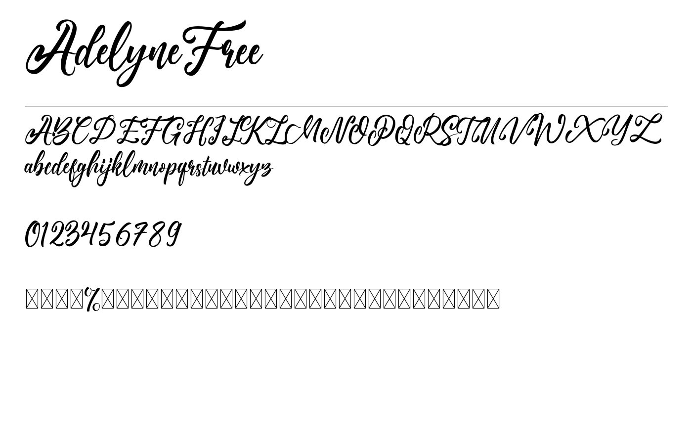 Adelyne Font preview