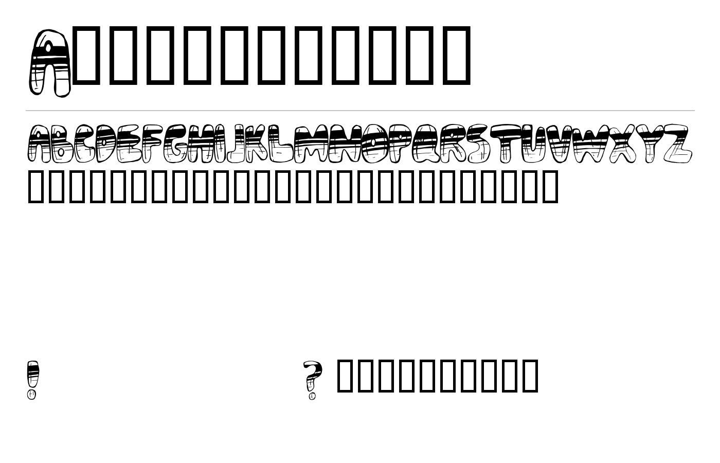 Adrenochrome Font preview