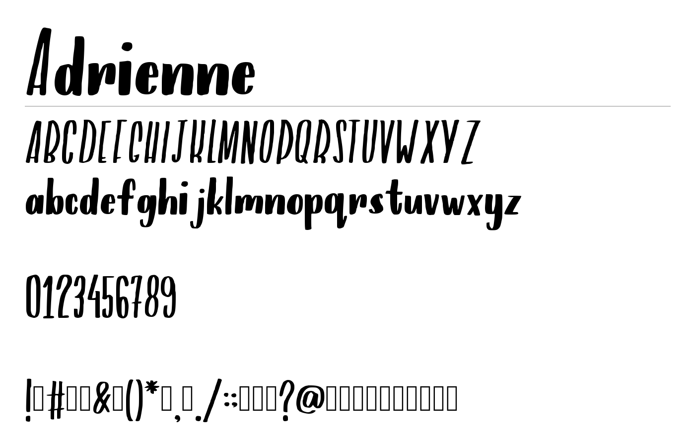 Adrienne Font preview
