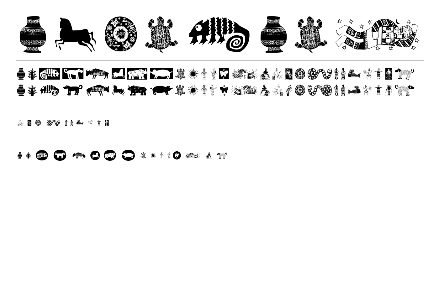 Africain Font preview