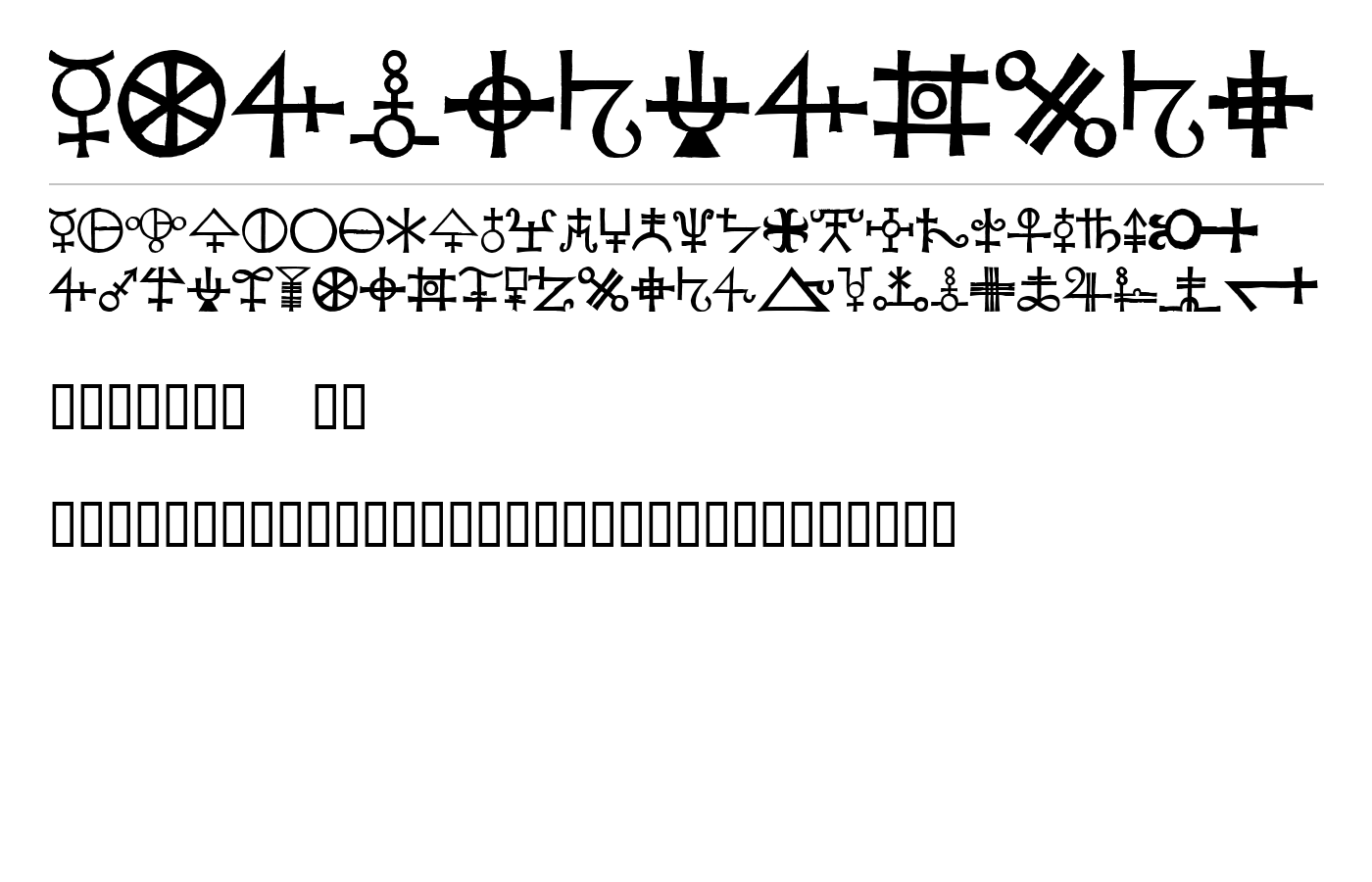 Agathodaimon Font preview
