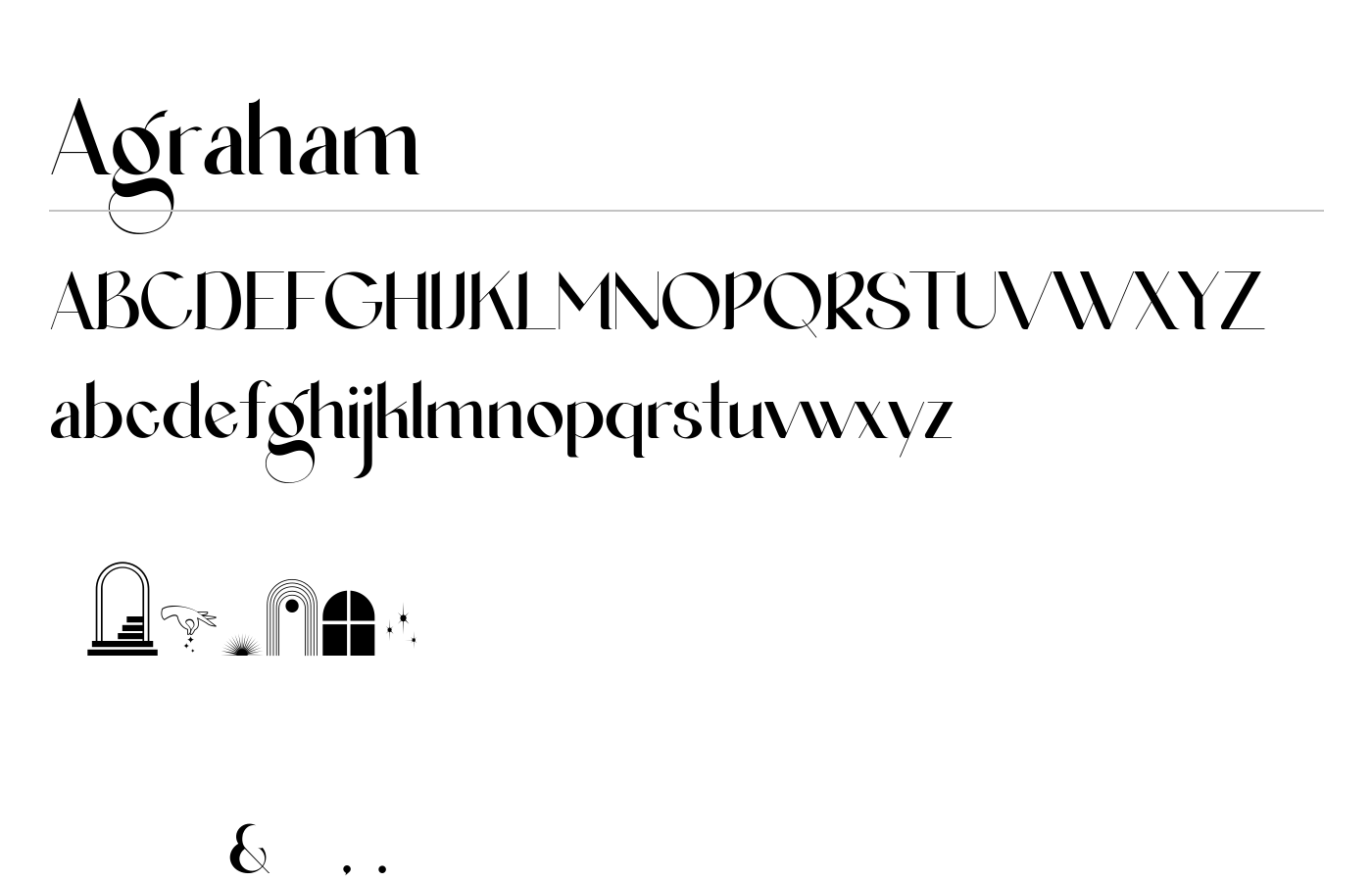 Agraham Font preview