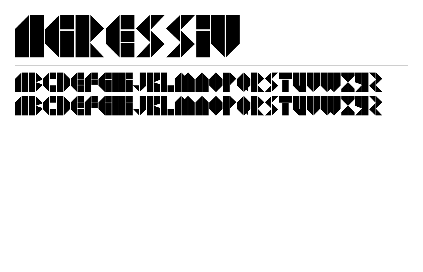 Agressiv Font preview