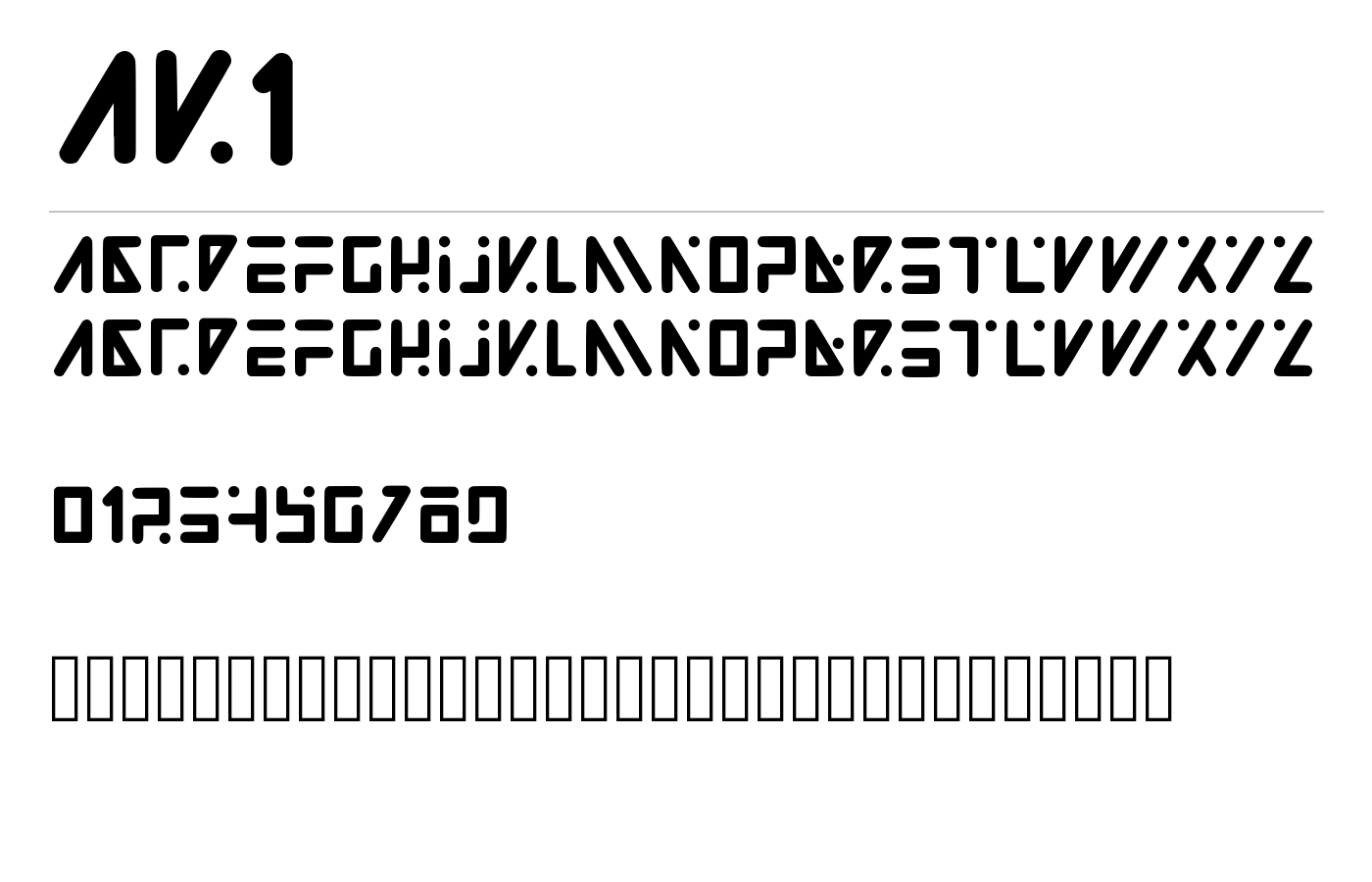 A Font preview