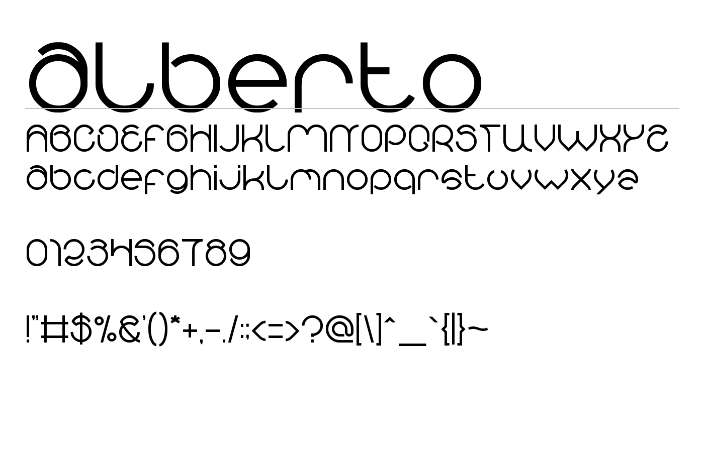 alberto Font preview