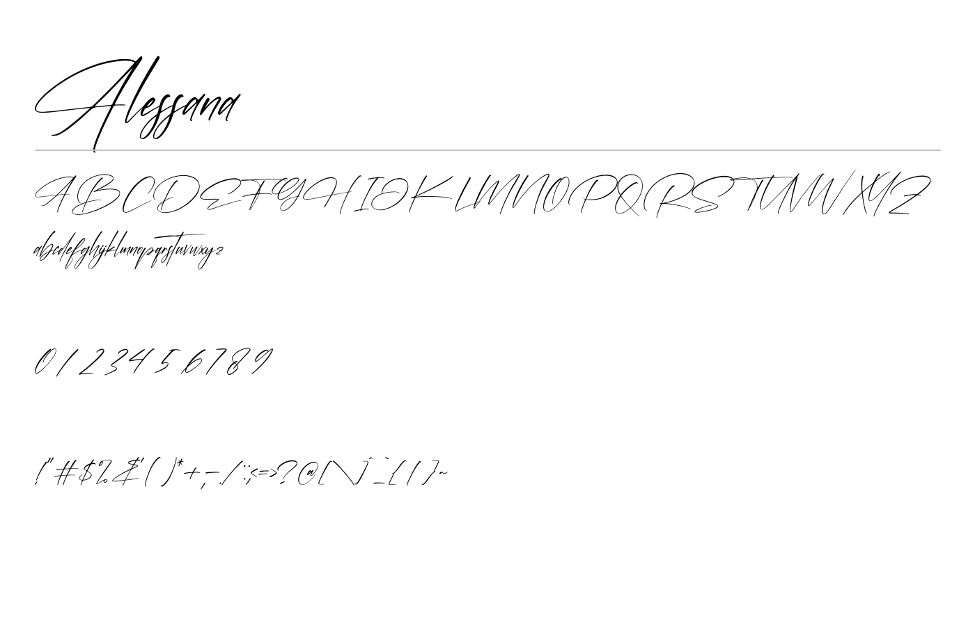 Alessana Font preview