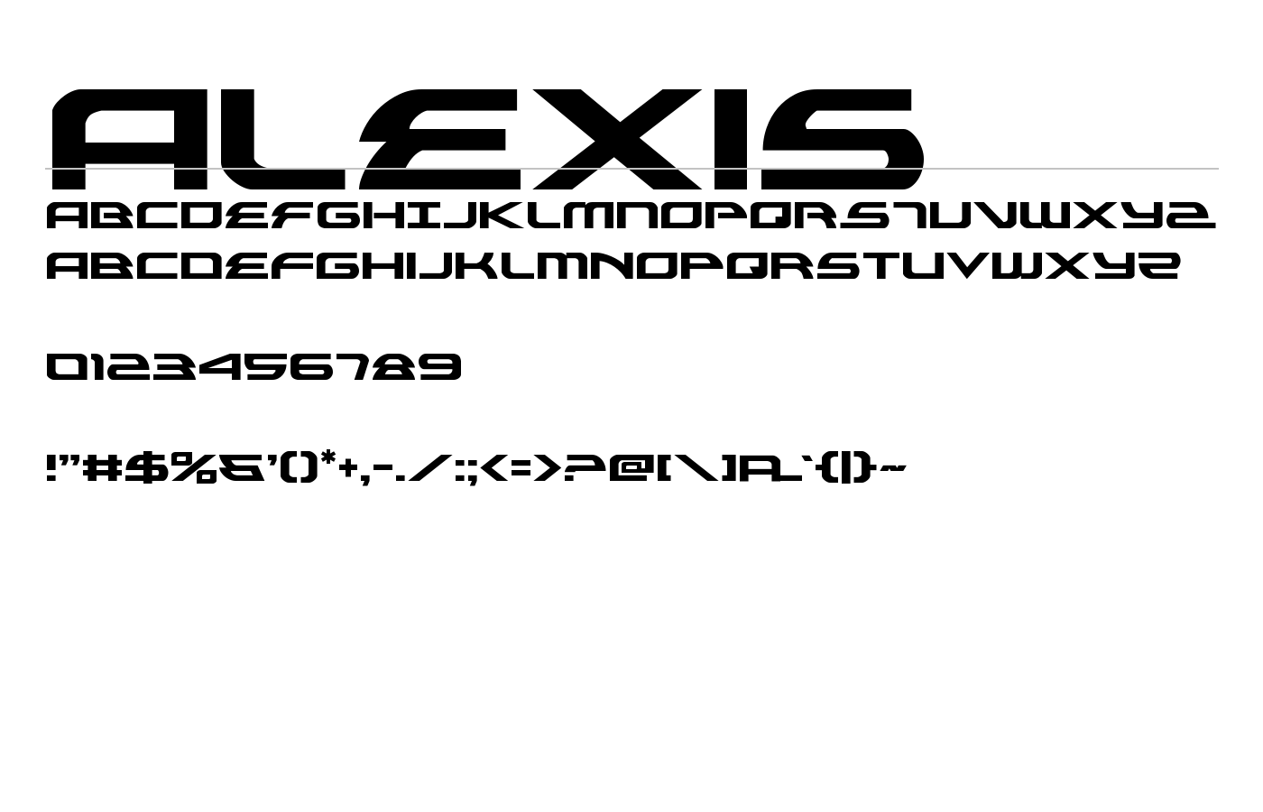 Alexis Font preview