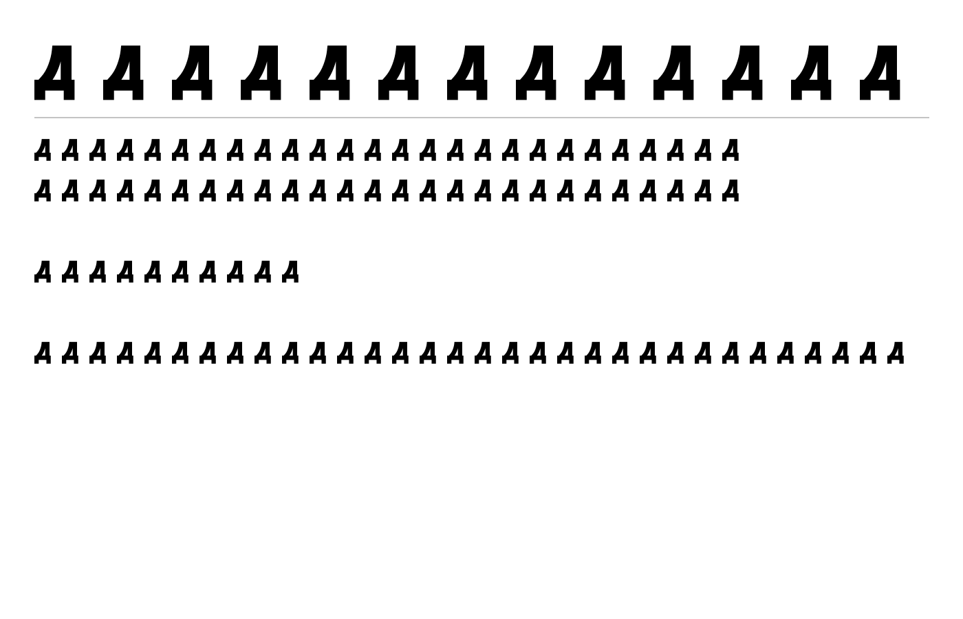 alghorie bald Font preview