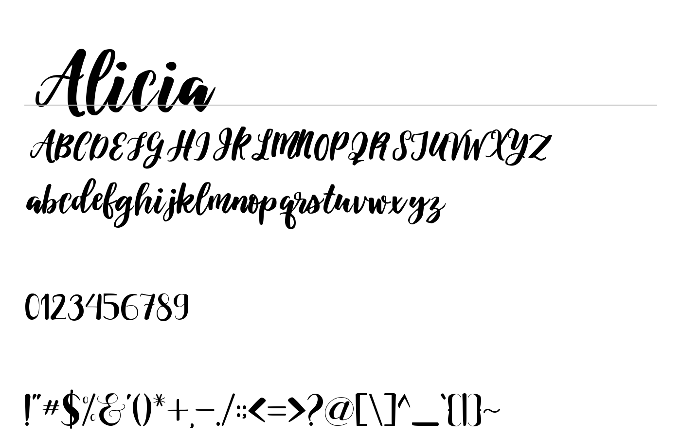 Alicia Font preview