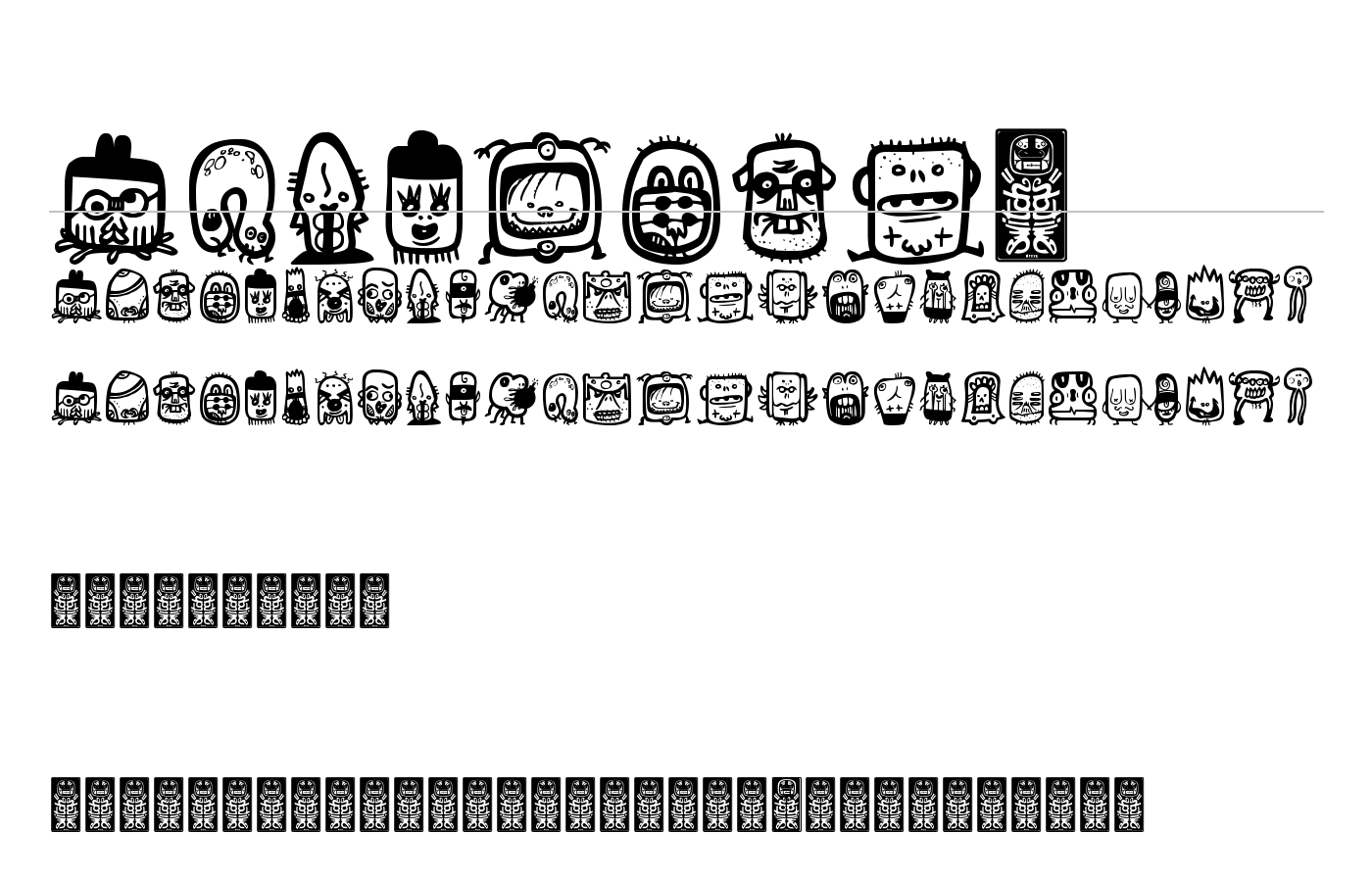 aliendco2 Font preview
