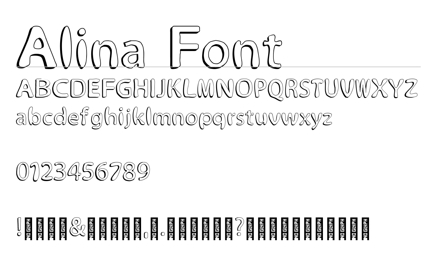 Alina Font preview