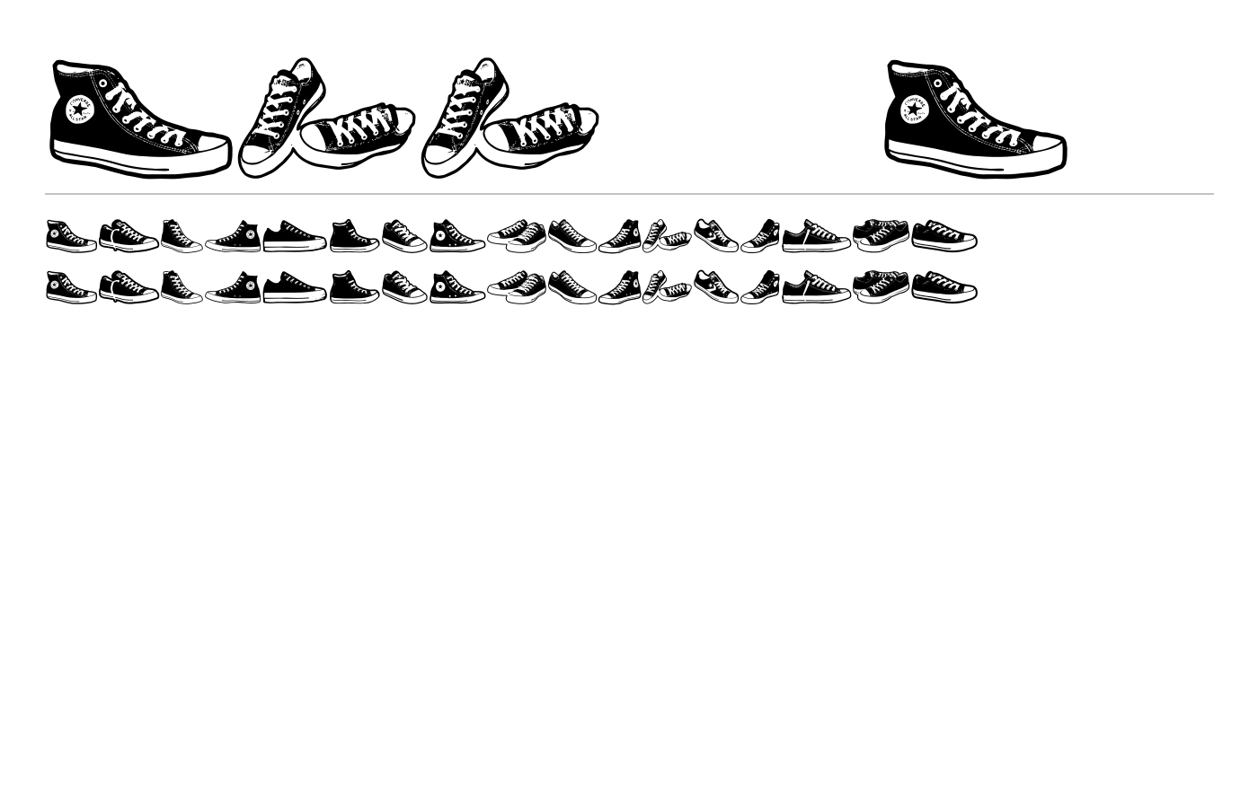 All Star Font preview