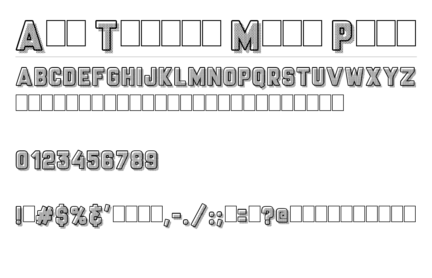 All Things Must Pass Font preview