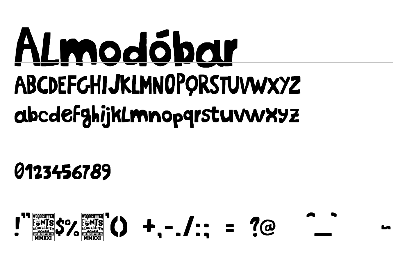 Almodóbar Font preview