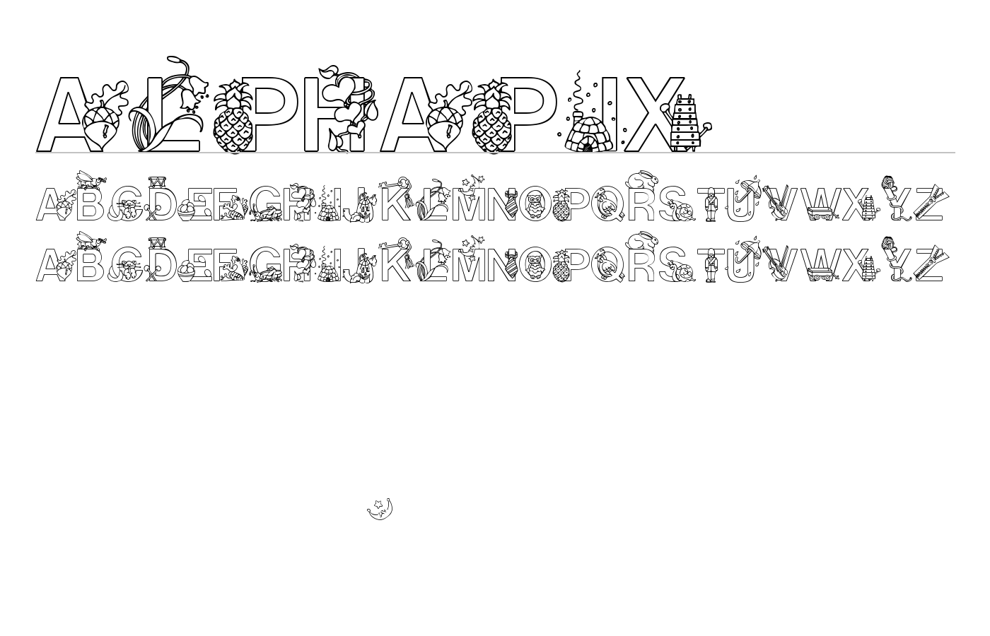 Alphapix Font preview
