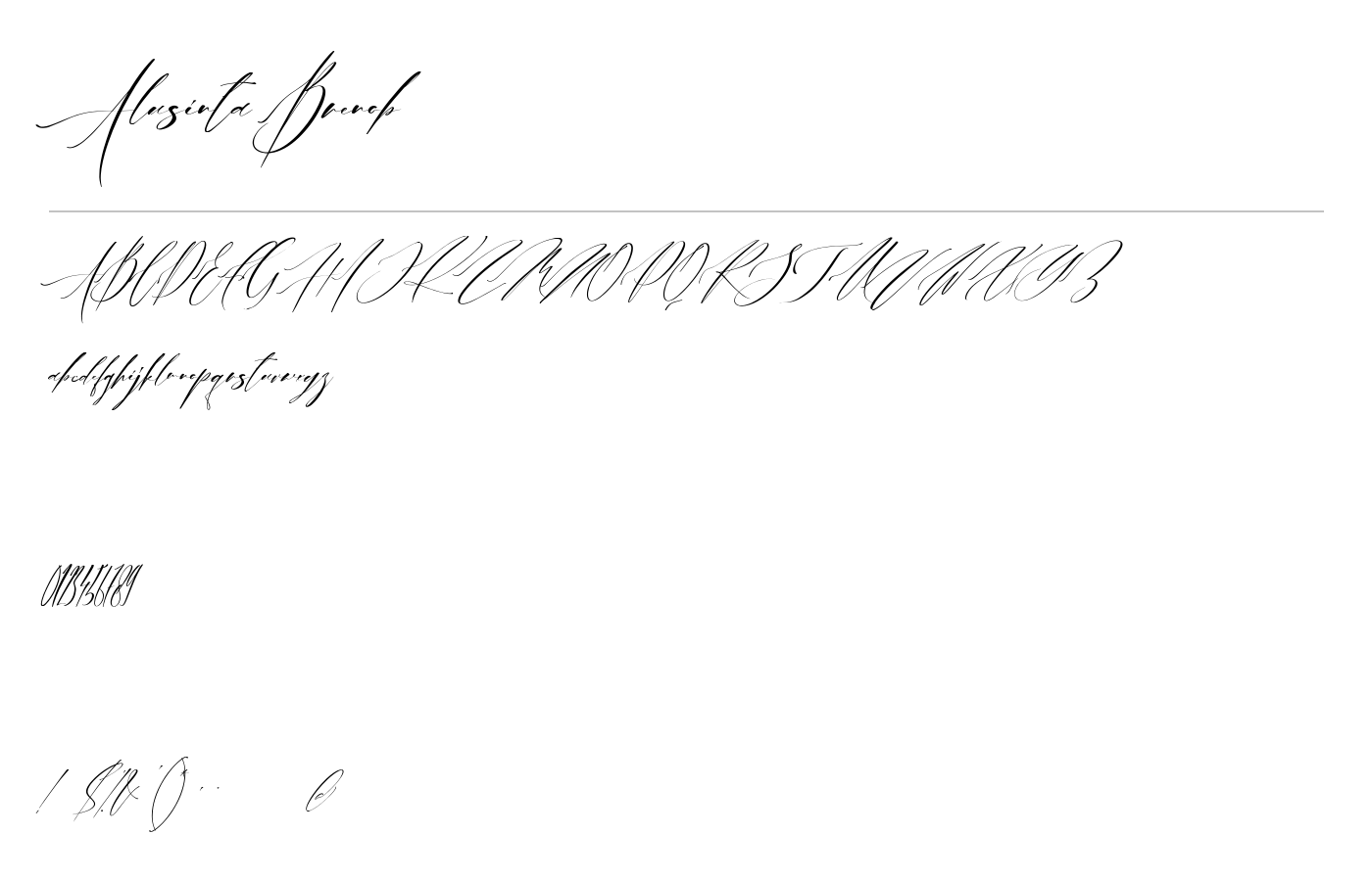 Alusinta Brenob Font preview