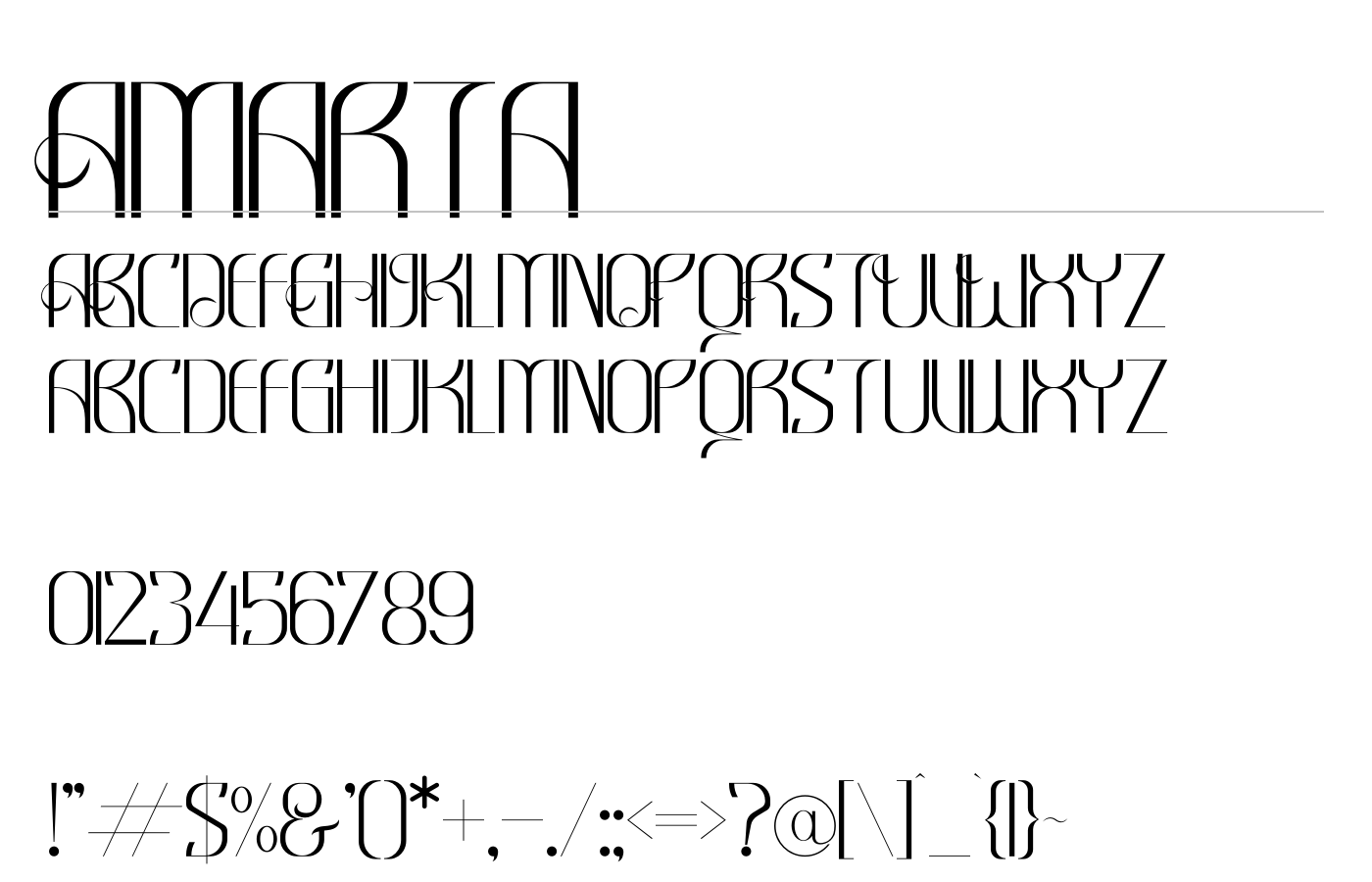 Amarta Font preview
