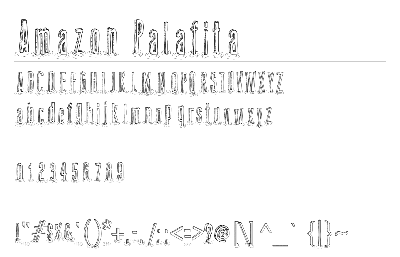 Amazon Palafita Font preview
