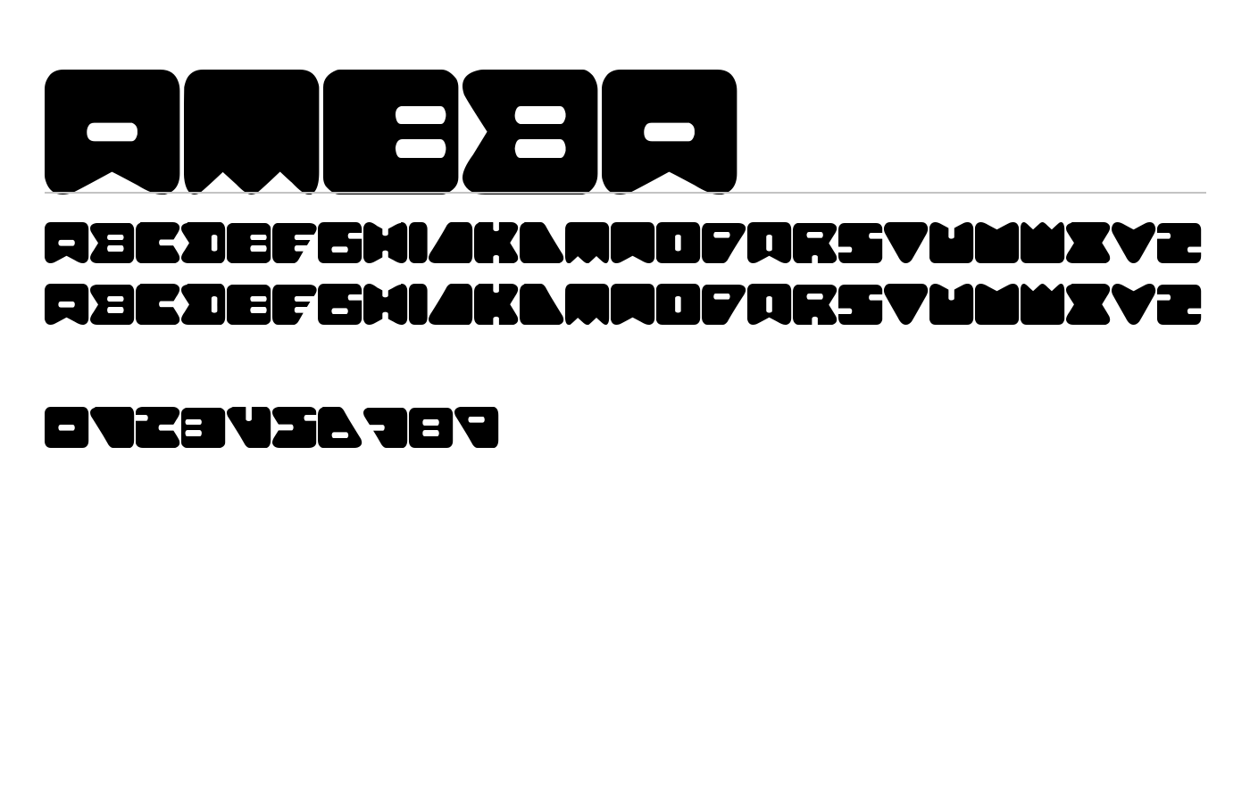 Ameba Font preview