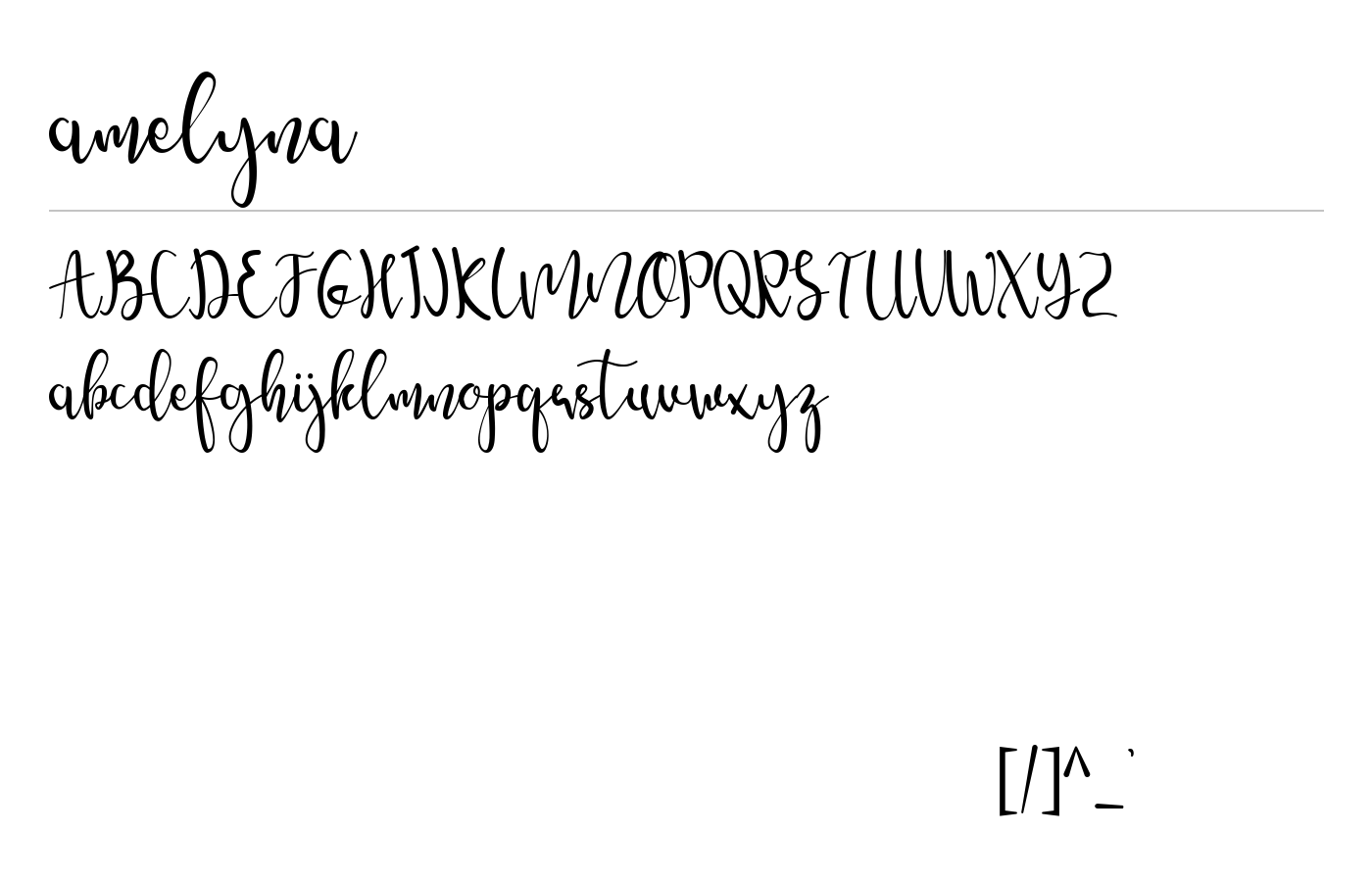 amelyna Font preview