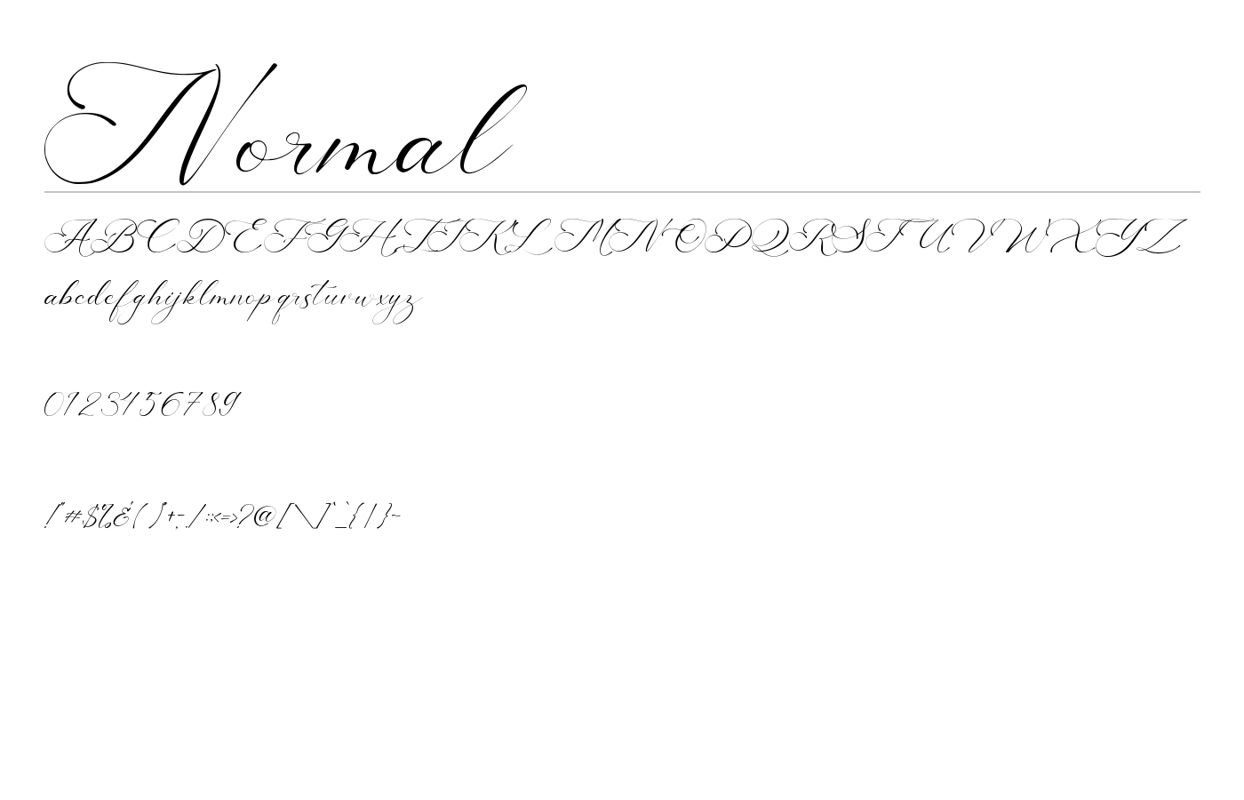 America Calligraphy Font preview