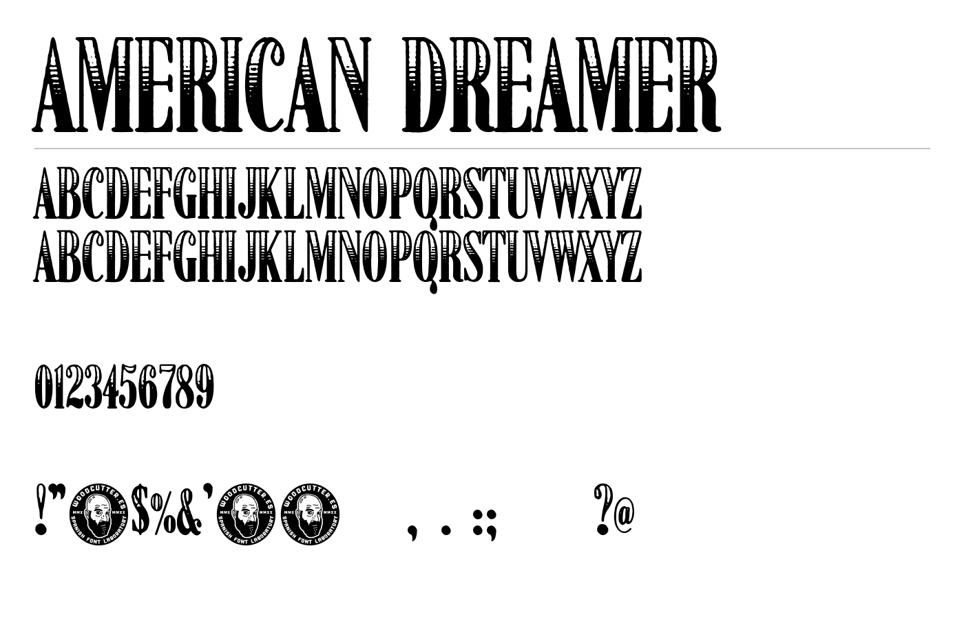 American Dreamer Font preview