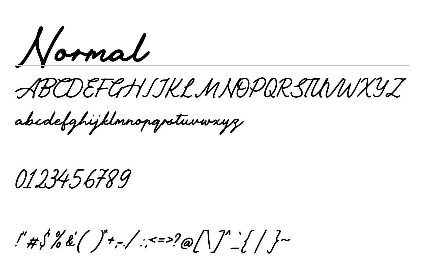 American Mountain Font preview