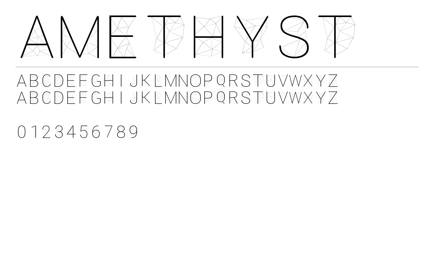 Amethyst Font preview