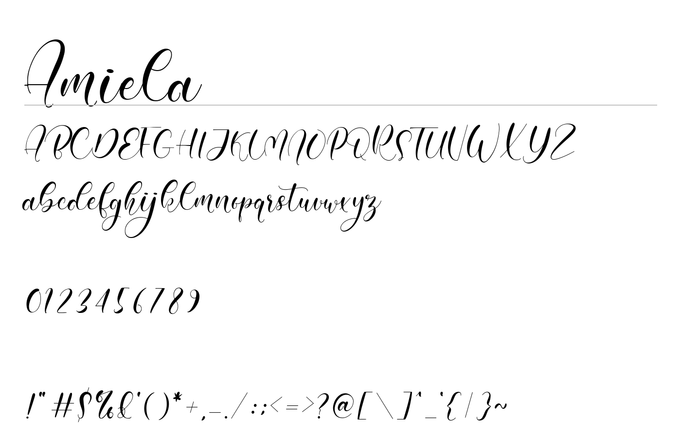Amiela Font preview