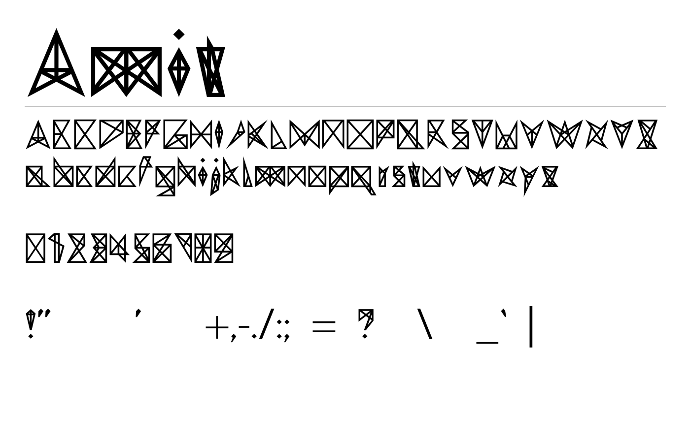 Amit Font preview