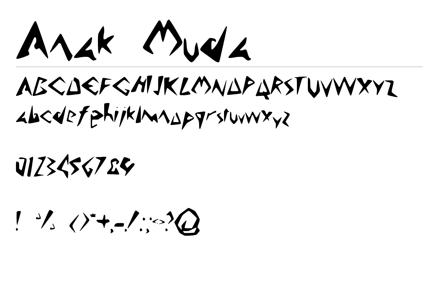 Anak_Muda Font preview