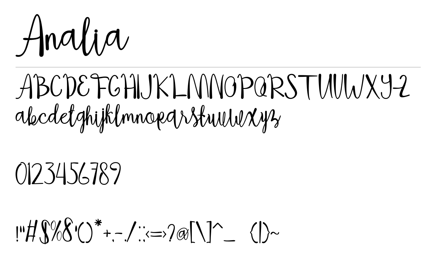 Analia Font preview