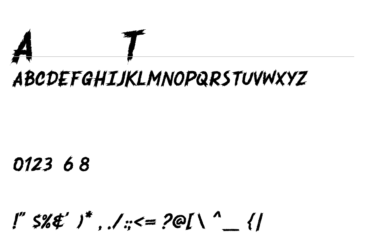 Anarchy Tantrum Font preview