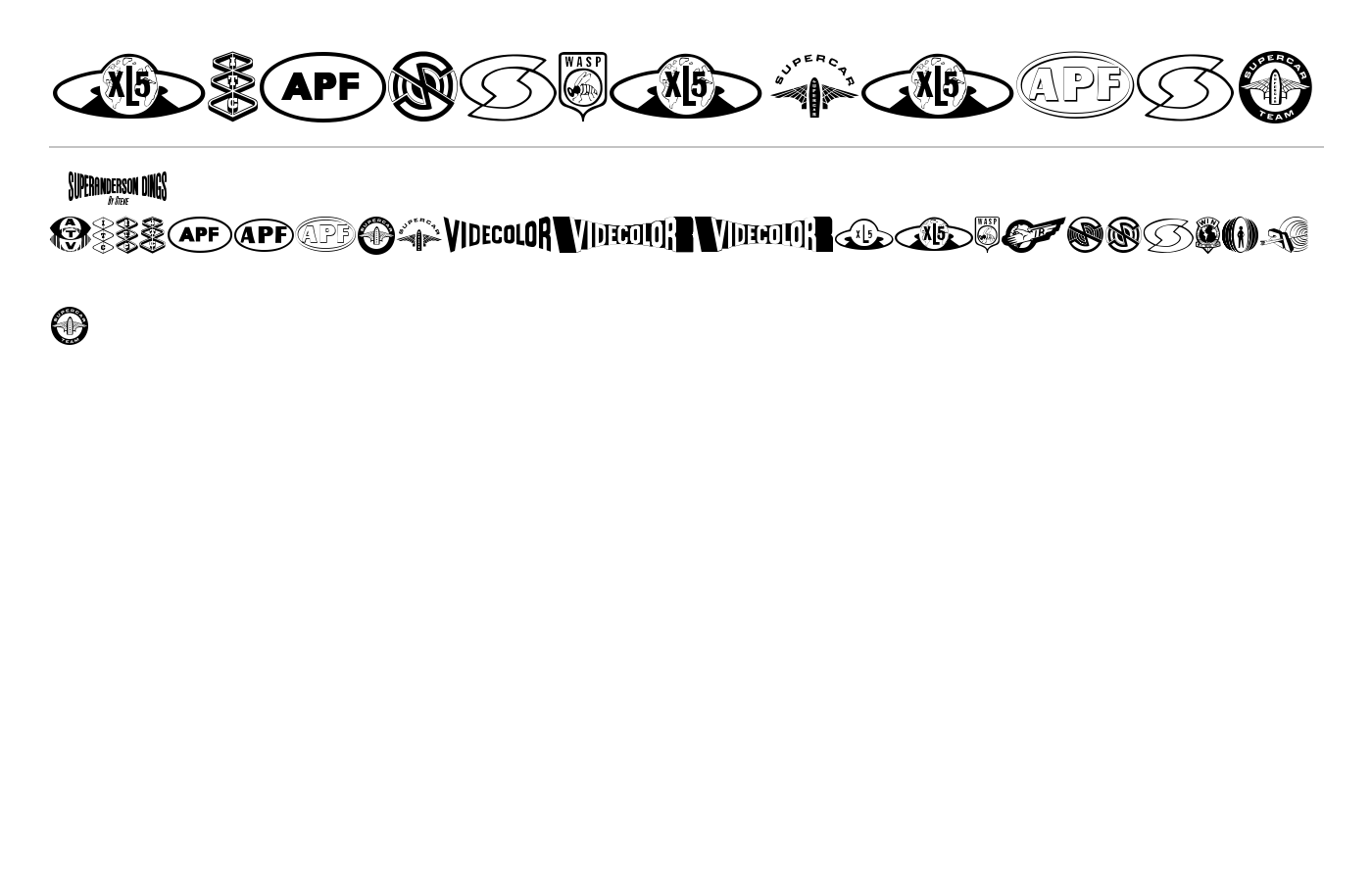 Anderson Dings 1 Font preview