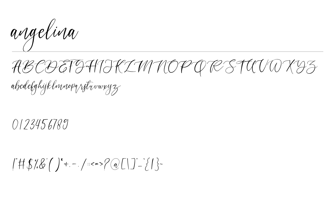 angelina Font preview