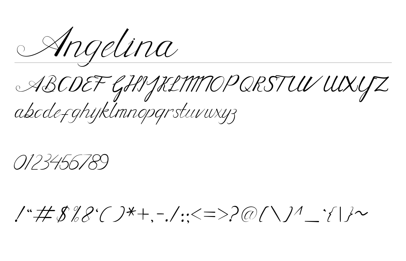 Angelina Font preview