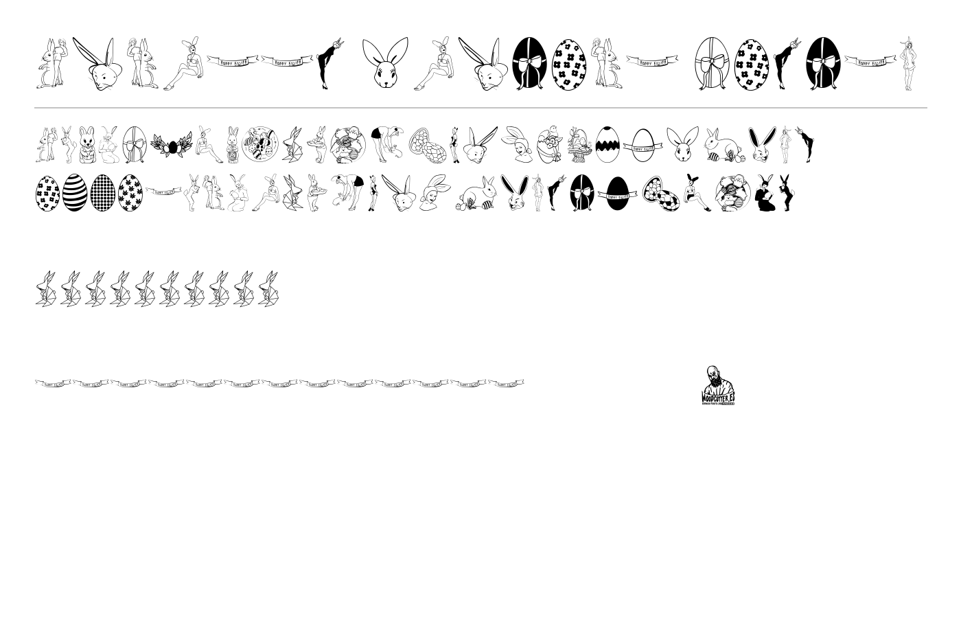 Angie's Vintage Easter Font preview