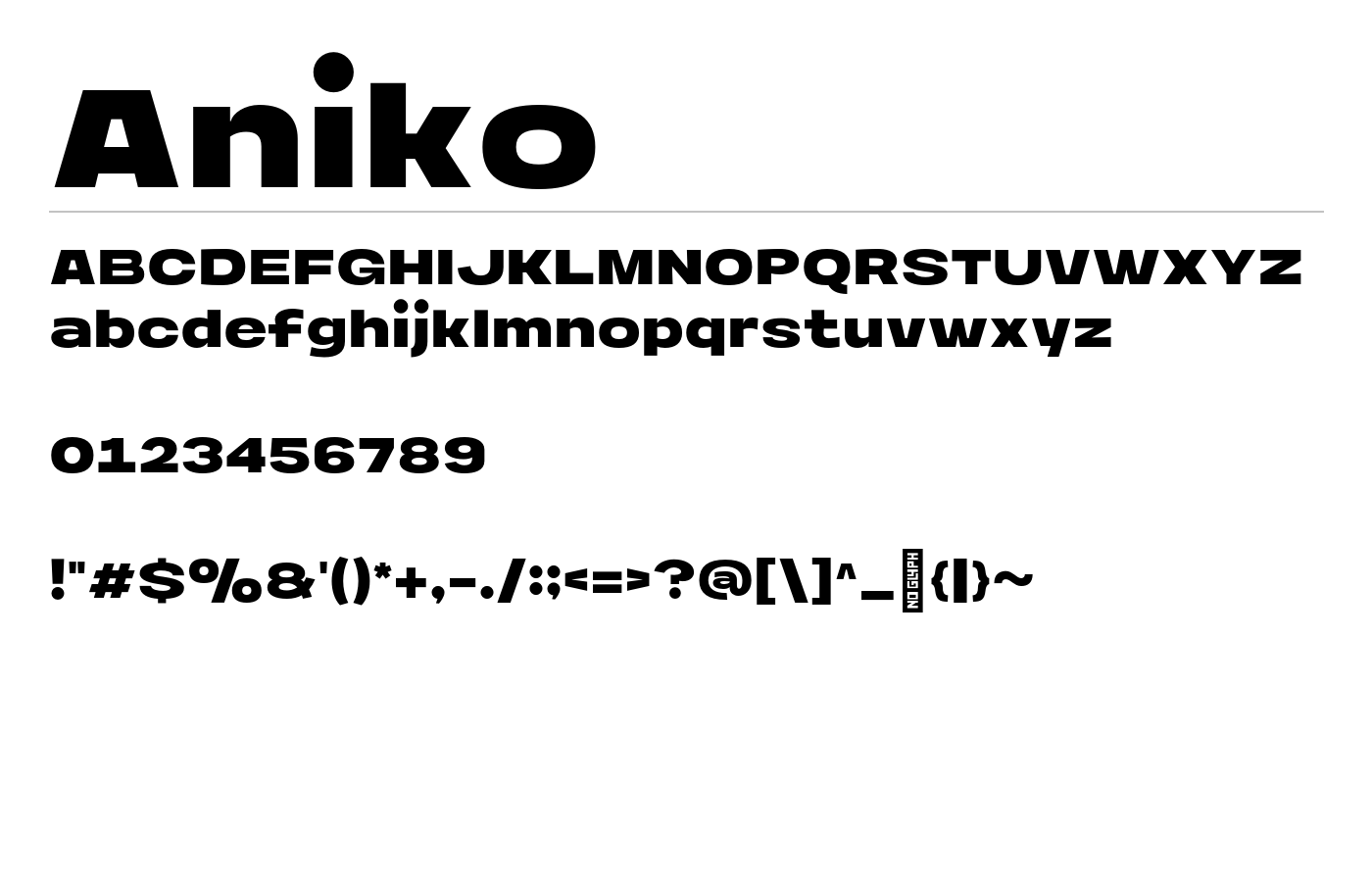 Aniko Font preview
