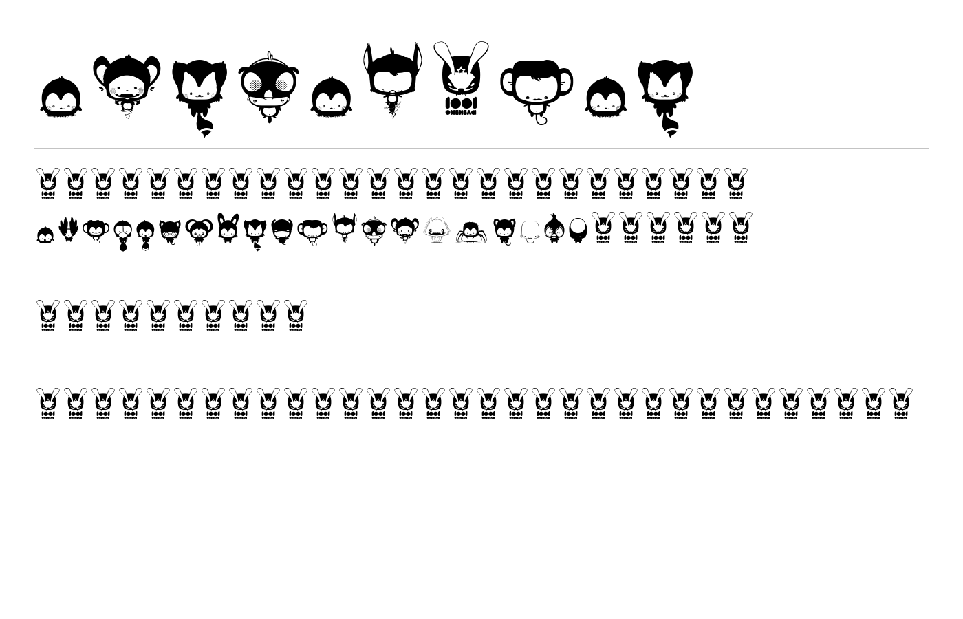 animal_kai Font preview