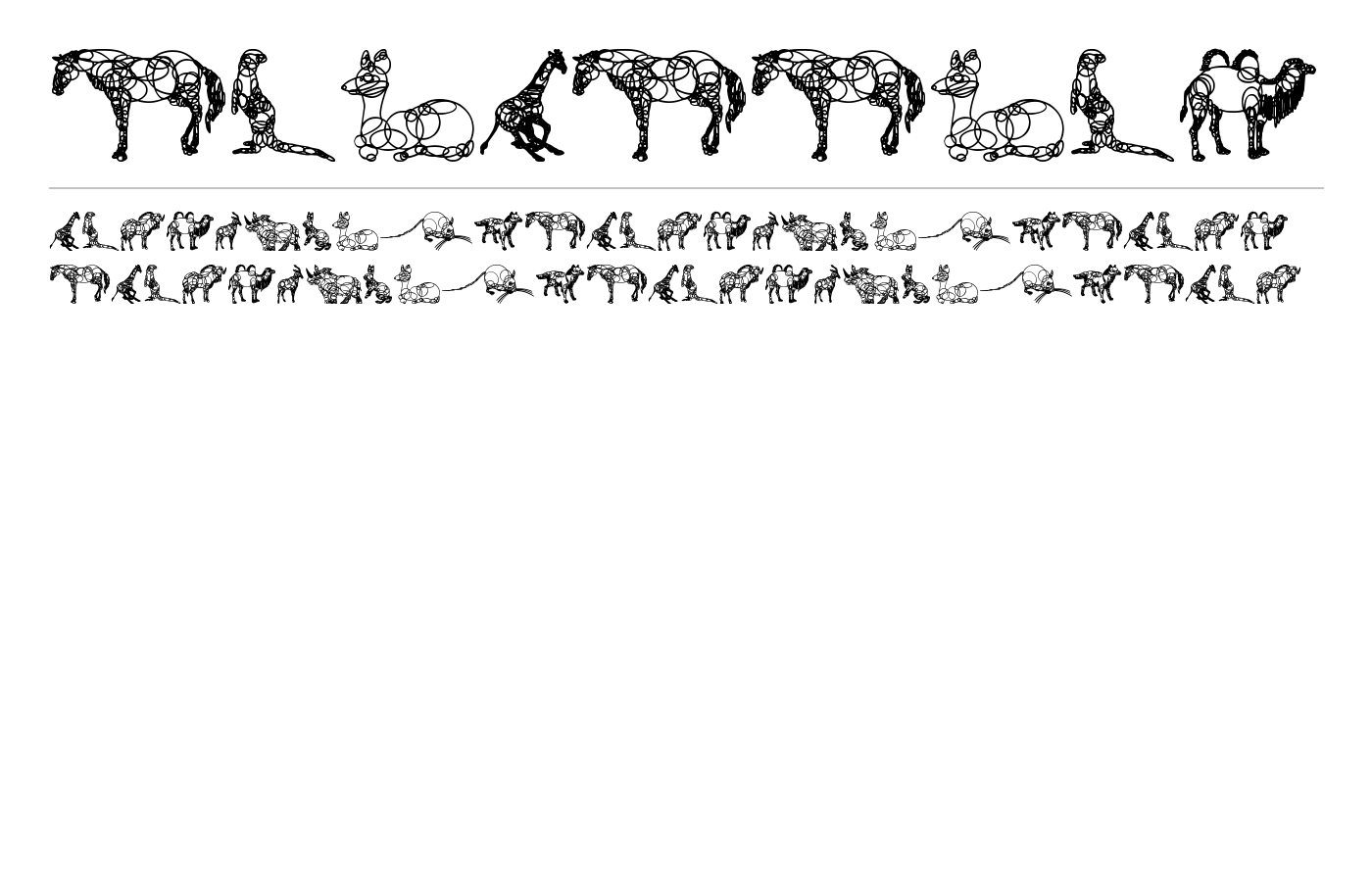 animaline Font preview