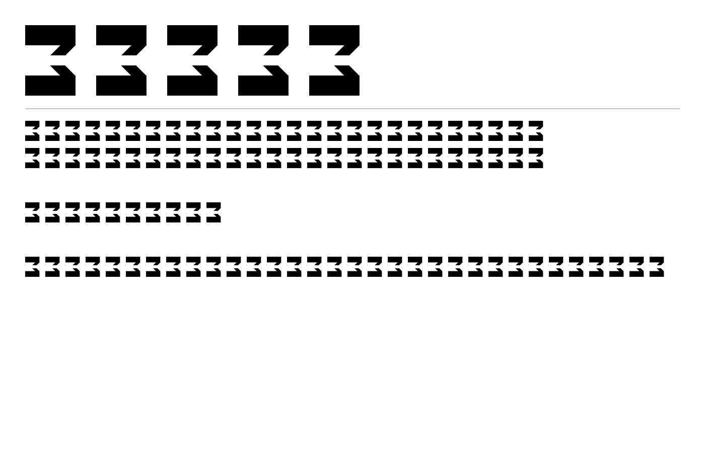 Anime Font preview