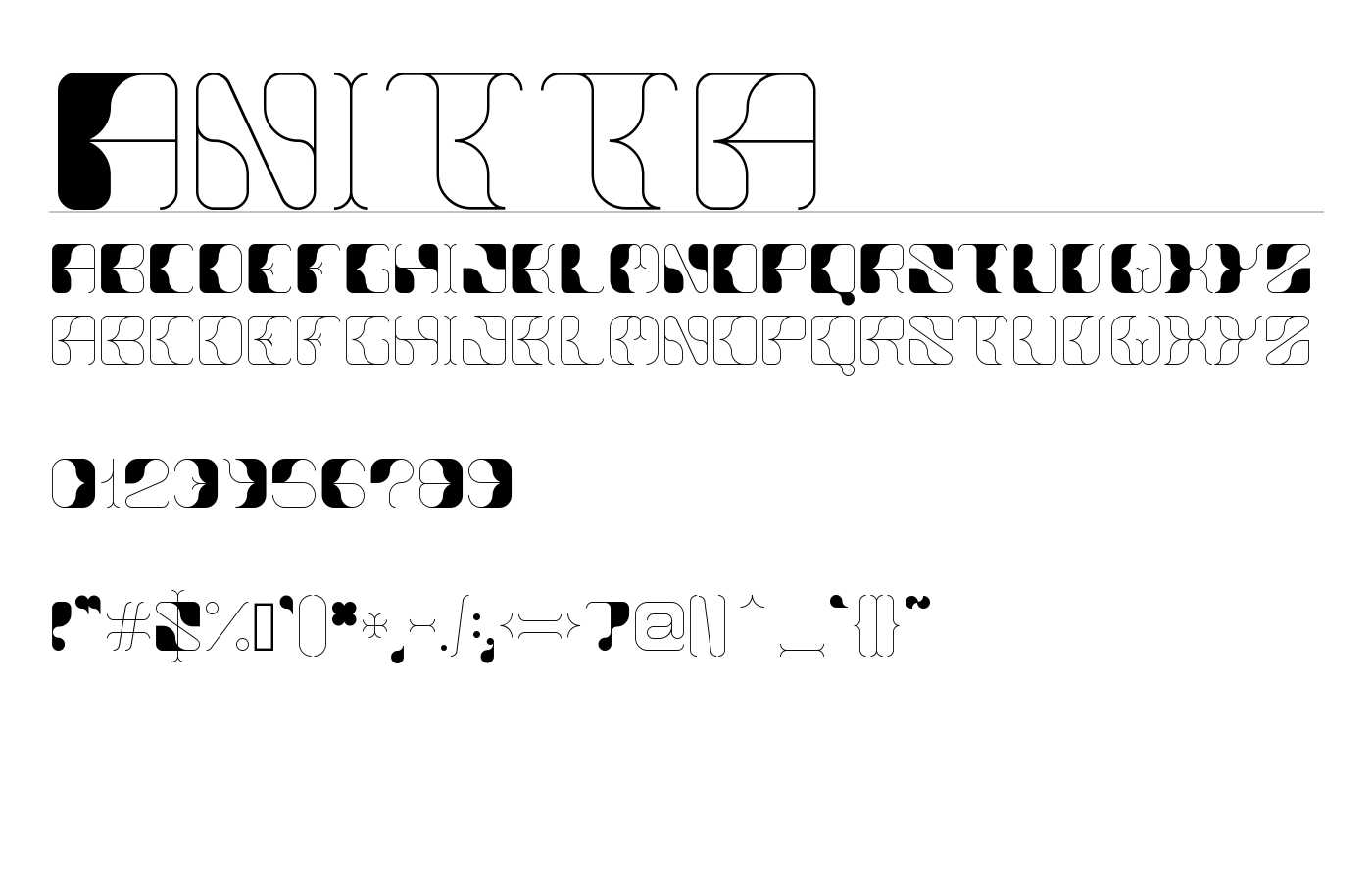 Anitta Font preview