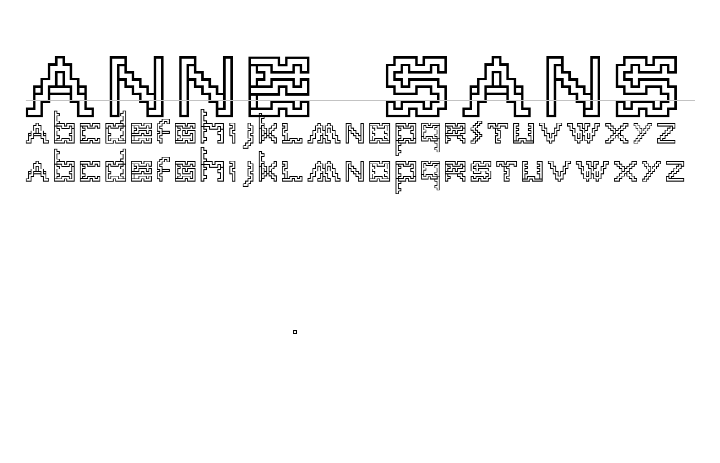 Anne sans Font preview