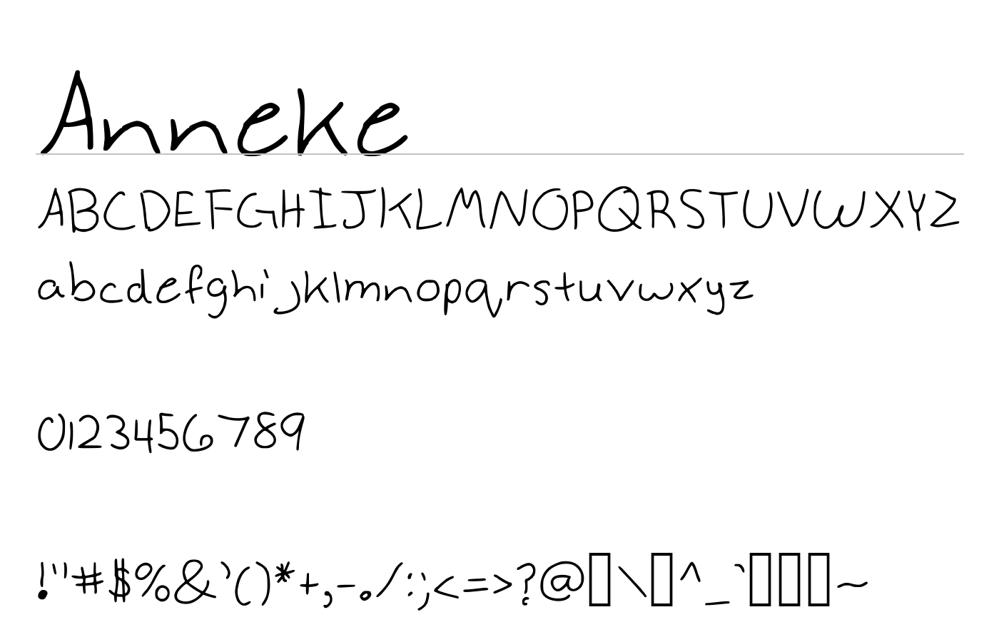 Anneke Font preview