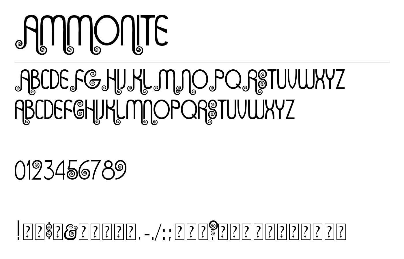 Anning Font preview