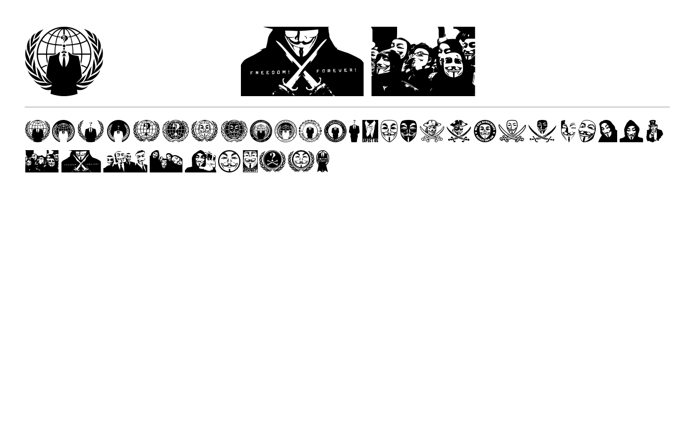 Anonbats Font preview