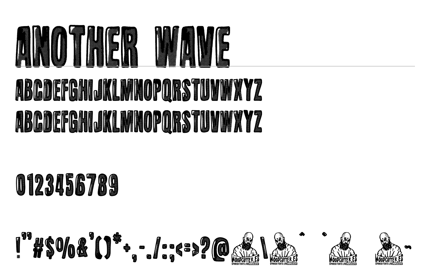 Another Wave Font preview